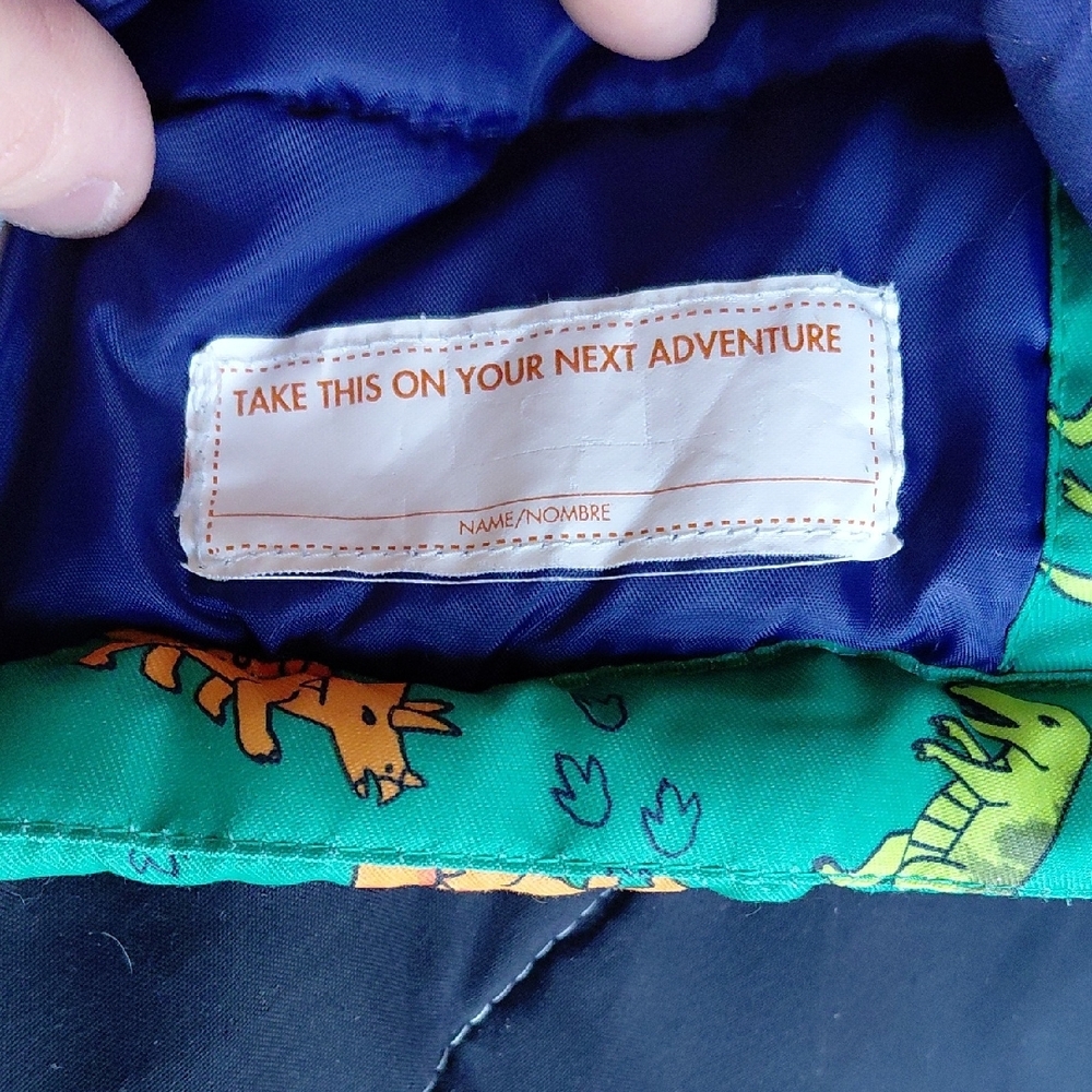 Green Dinosaur Print Hooded Jacket - Picture 2 of 6